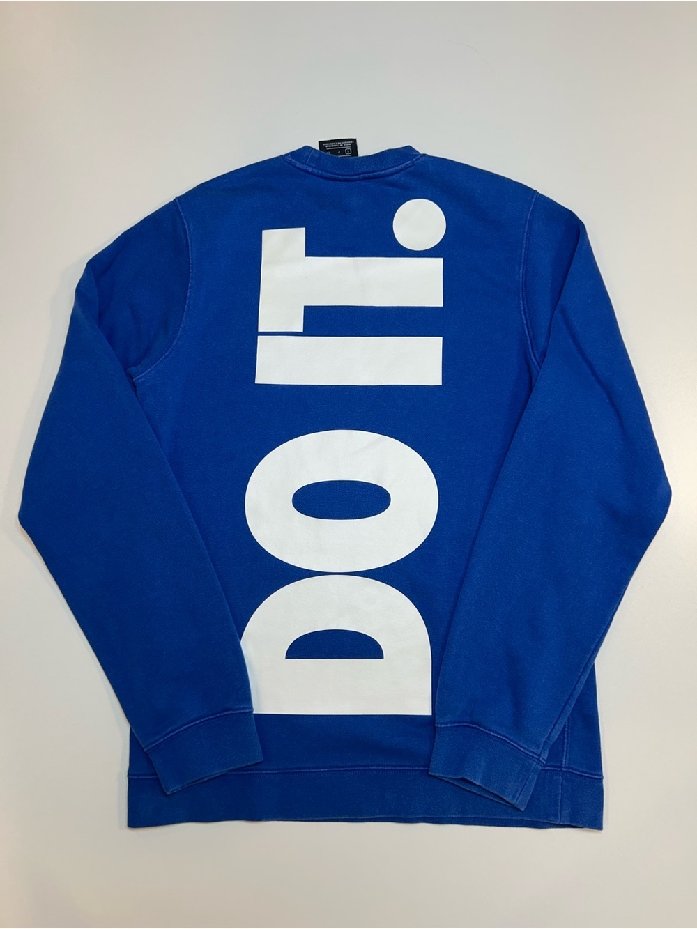 Nike Sportswear JDI Crewneck Sweatshirt Royal Blue Bold Vertical Just Logo - Picture 2 of 6